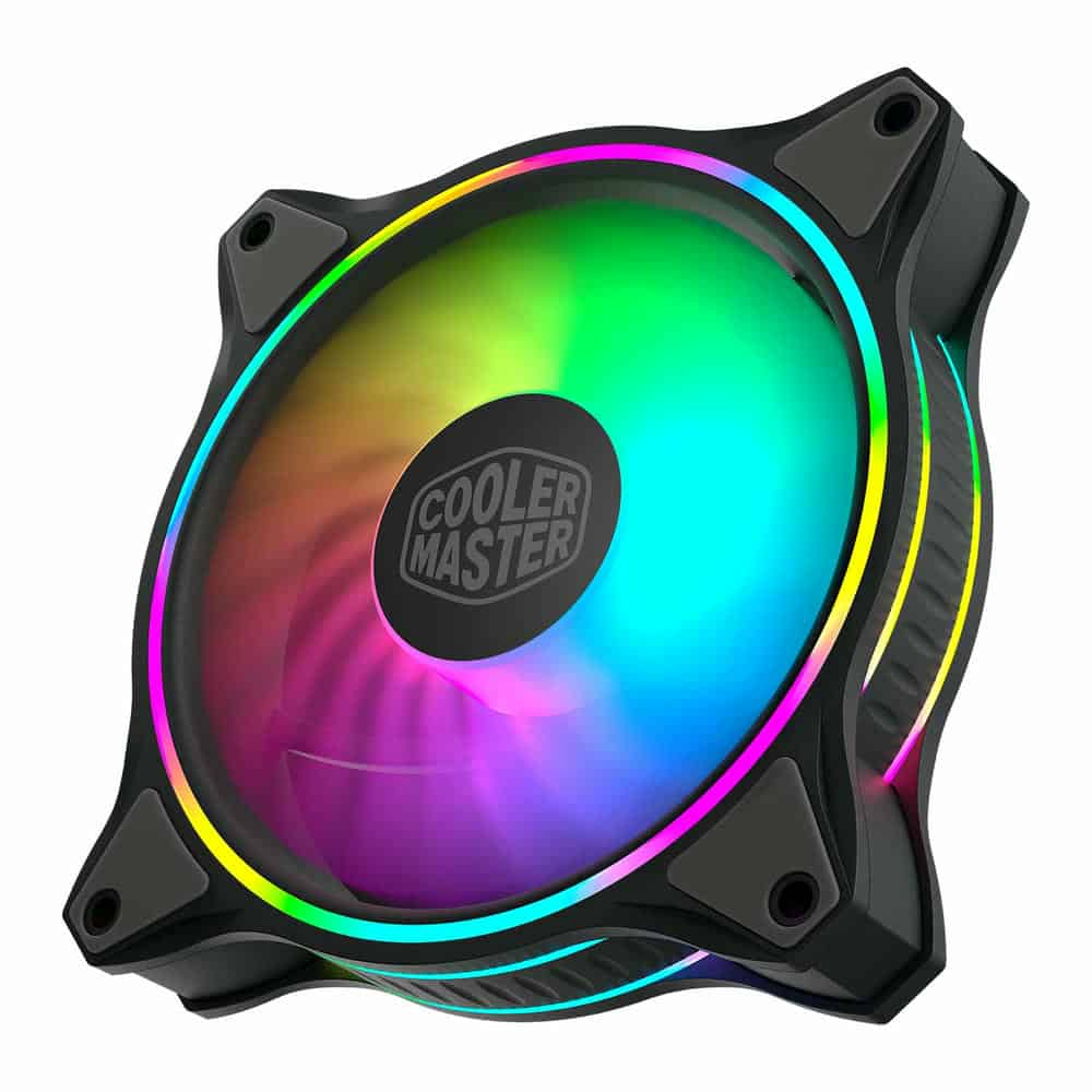 (image for) CoolerMaster MF120 Halo 120mm Black ARGB Fan 3-Pack